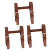 3pcs Blanket Straps Travel Yoga Mat Decorative Throw Blankets Adjustable Blanket Strap Camping Blanket Carrier Exercise Mat Sling Travel Mat Strap Pu Leather Fitness Tape Outdoor view 1