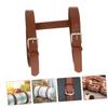 3pcs Blanket Straps Travel Yoga Mat Decorative Throw Blankets Adjustable Blanket Strap Camping Blanket Carrier Exercise Mat Sling Travel Mat Strap Pu Leather Fitness Tape Outdoor view 3