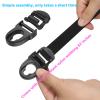 kzfuli Kayak Seat Repair Kit - Seat Clips, Hooks, and Nylon Webbing. Suitable for Lifetime Emotion Pack (2 Sets in Black) view 3