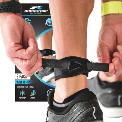 CROSSTRAP Ankle Brace for Women & Men, Achilles Tendonitis Brace, Ankle Tendonitis Relief, Ankle Support (Small, 2 Straps)