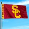 College Flags & Banners Co. USC Trojans Printed Header 3x5 Foot Banner Flag view 3