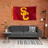 College Flags & Banners Co. USC Trojans Printed Header 3x5 Foot Banner Flag view 4