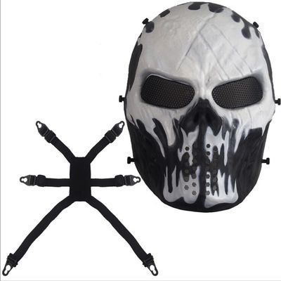 Paintball Tactical Full Face Protection Skull Mask Skeleton Army Outdoor Accessory