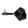 B3 Archery Clash Dual-Caliper Roller-Sear Fully Radiused Springless Archery Compound Bow Arrow Wrist Strap Release Aid w/Auto Close Jaws & Trigger, Adjustable Travel - Black, Swivel Stem Connector view 3