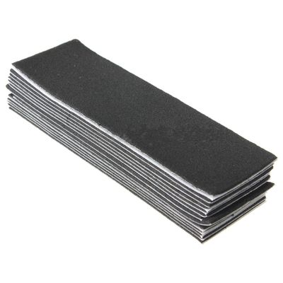 MOUDOAUER 12 Wooden Fingerboard Deck Uncut Sandpaper Grip Tape Anti-Slip Stickers 110X35mm/4.33"*1.38" Skateboard Foam Accessory