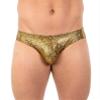 Gary Majdell Sport Mens Gold Snake Skin Counter Pouch Bikini Swimsuit Size X-Large view 2