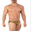 Gary Majdell Sport Mens Gold Snake Skin Counter Pouch Bikini Swimsuit Size X-Large view 3