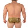 Gary Majdell Sport Mens Gold Snake Skin Counter Pouch Bikini Swimsuit Size X-Large view 4