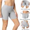 wirarpa Women's Cotton Boy Shorts Underwear Long Leggings Under Shorts Anti Chafe Bloomers 4 Pack Grey Size L view 3