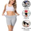 wirarpa Women's Cotton Boy Shorts Underwear Long Leggings Under Shorts Anti Chafe Bloomers 4 Pack Grey Size L view 4