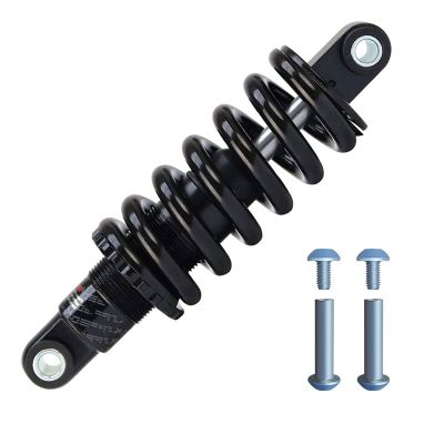ZECHAO Bike Shock Absorber 125mm/150mm/165mm/190mm,Mountain Suspension Damper Downhill for Electric Road Folding Bike Rear Shocks (Color : 165mm, Size : 550 Lbs)