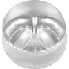 4 14K White Gold Friction Ear Nut with Silicone Cushion 5.00mm Wide x 4.2mm High view 1
