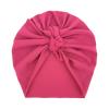 Bowknot Hat Girls Baby Knotted Infant Turban Elastics Toddler Solid Knitted Cap Boys Baby Care Swim Hats (G, One Size) view 1