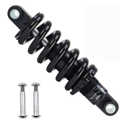 ZECHAO 150mm Dirt Bike Rear Suspension Shock Absorber,Mountain Bike Shock Absorber Adjustable Spring for Downhill Mountain Bike Road Bike Rear Shocks (Size : 250 Lbs)