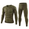 Dressnu men's sports set Outdoor cycling sports training suit Running fitness wear Army green M view 1