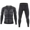 Dressnu men's sports set Outdoor cycling sports training suit Running fitness wear Army green M view 2