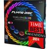 TOSY Flying Disc - 108 RGB Multicolor LEDs, Super Bright, Smart Modes, Cool Valentine Easter Gift, Camping Toy for Kid/Teen/Adult, Auto Light Up, Rechargeable, Waterproof, 175g view 1