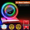 TOSY Flying Disc - 108 RGB Multicolor LEDs, Super Bright, Smart Modes, Cool Valentine Easter Gift, Camping Toy for Kid/Teen/Adult, Auto Light Up, Rechargeable, Waterproof, 175g view 2