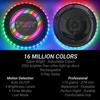 TOSY Flying Disc - 108 RGB Multicolor LEDs, Super Bright, Smart Modes, Cool Valentine Easter Gift, Camping Toy for Kid/Teen/Adult, Auto Light Up, Rechargeable, Waterproof, 175g view 4