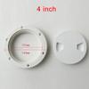 MOUDOAUER Plastic Round Access Hatch Cover Lid Deck Plate Anti-Slip Panel Boat/Marine Replacement Parts Accessory view 2