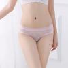 HELLORSO Womens Undies Sexy Womens Sheer Lace Panties Sexy See Through Mesh Cotton Crotch Seamless Comfortable Womens (Pink, M) view 3