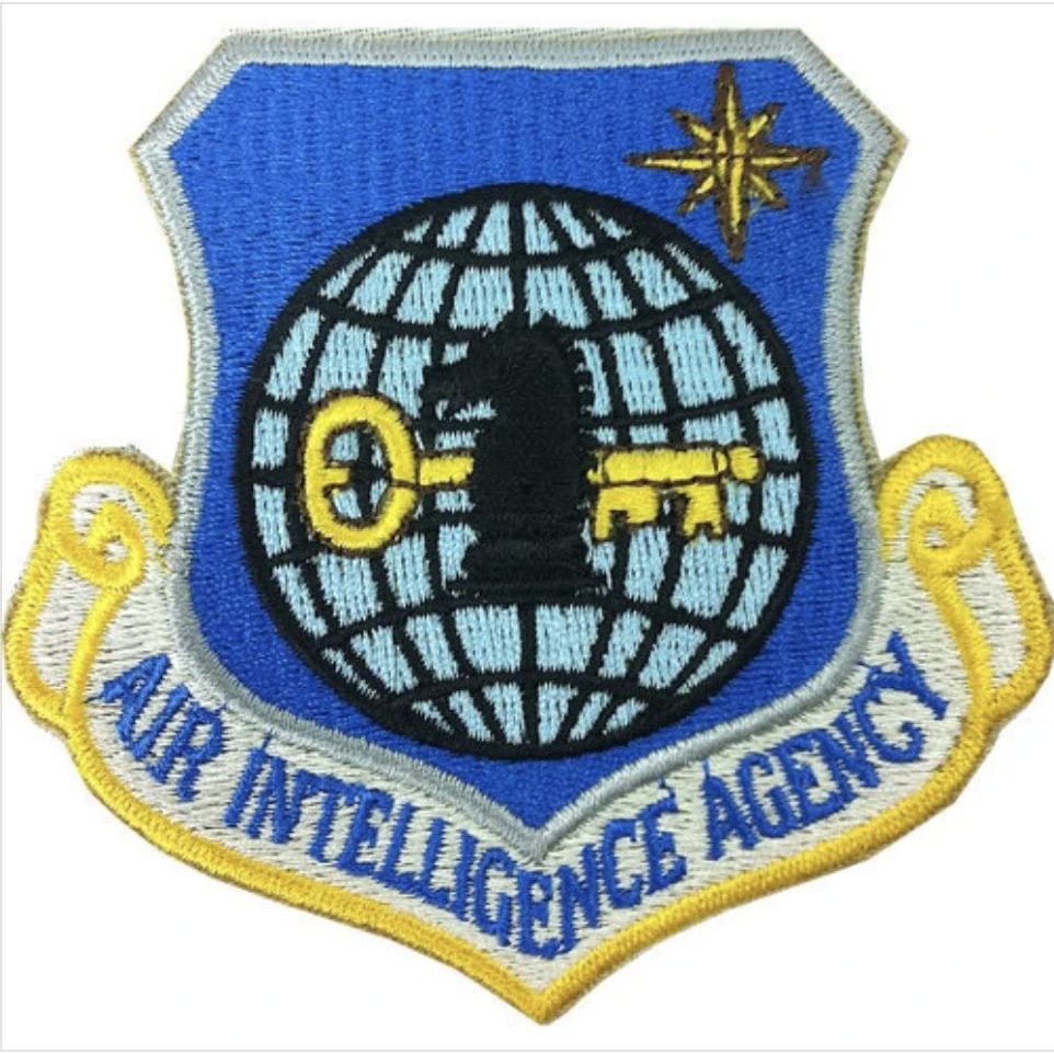 Genuine US Patch: AIR Intelligence Agency - Color
