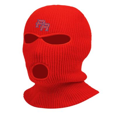 PR Puerto Rico World Baseball Classic Embroidered Three Hole Ski Mask Balaclava (Red)