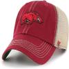 47 NCAA Trawler Mesh Clean Up Adjustable Hat, Adult One Size Fits All (Arkansas Razorbacks Dark Red) view 1