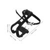 2-Pack Bike Toe Clip Pedals with Straps - Toddmomy Adjustable Road/Commuter Bicycle Toe Cages Fits Most Adult Bikes view 4