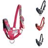 Tahoe Tack Nylon Overlay Alpaca Halter with Padded Noseband (Grey Floral, Large) view 1