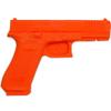 American Safety Props - Non-Functional Solid Polymer Holster Molding Gun Prop - (Natural) - Blaze Orange - U.S.A. Made - Compatible with Glock 22 Gen 5 view 2