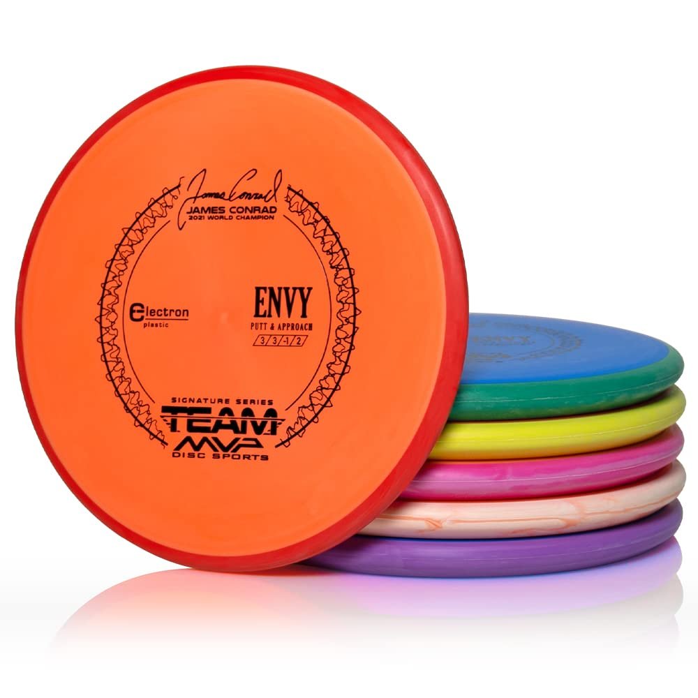 Axiom Discs Electron Envy (Medum) Disc Golf Putter 6-Pack (Assorted Weights/Colors May Vary)