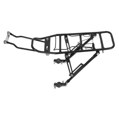 Bike Rear Rack Lightweight Easy to Install Carrier for Folding Detachable Cargo Rack for Outdoor Cycling Adventures