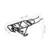 Bike Rear Rack Lightweight Easy to Install Carrier for Folding Detachable Cargo Rack for Outdoor Cycling Adventures view 2
