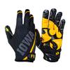 Scale Wear Design University of Iowa Hawkeyes Football Gloves with Super Stick-Tach Silicone Grip Palms. Men's & Youth Boys Sticky Football Receiver Gloves (Black, Youth-S) view 1