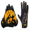 Scale Wear Design University of Iowa Hawkeyes Football Gloves with Super Stick-Tach Silicone Grip Palms. Men's & Youth Boys Sticky Football Receiver Gloves (Black, Youth-S) view 3