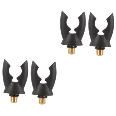 INOOMP 4pcs Garage Door Fishing Rod Holders Ice Fishing Pole Holder Boat Storage No Moving Parts