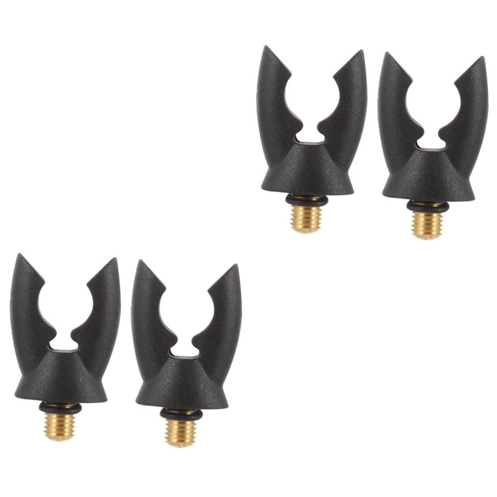 INOOMP 4pcs Garage Door Fishing Rod Holders Ice Fishing Pole Holder Boat Storage No Moving Parts
