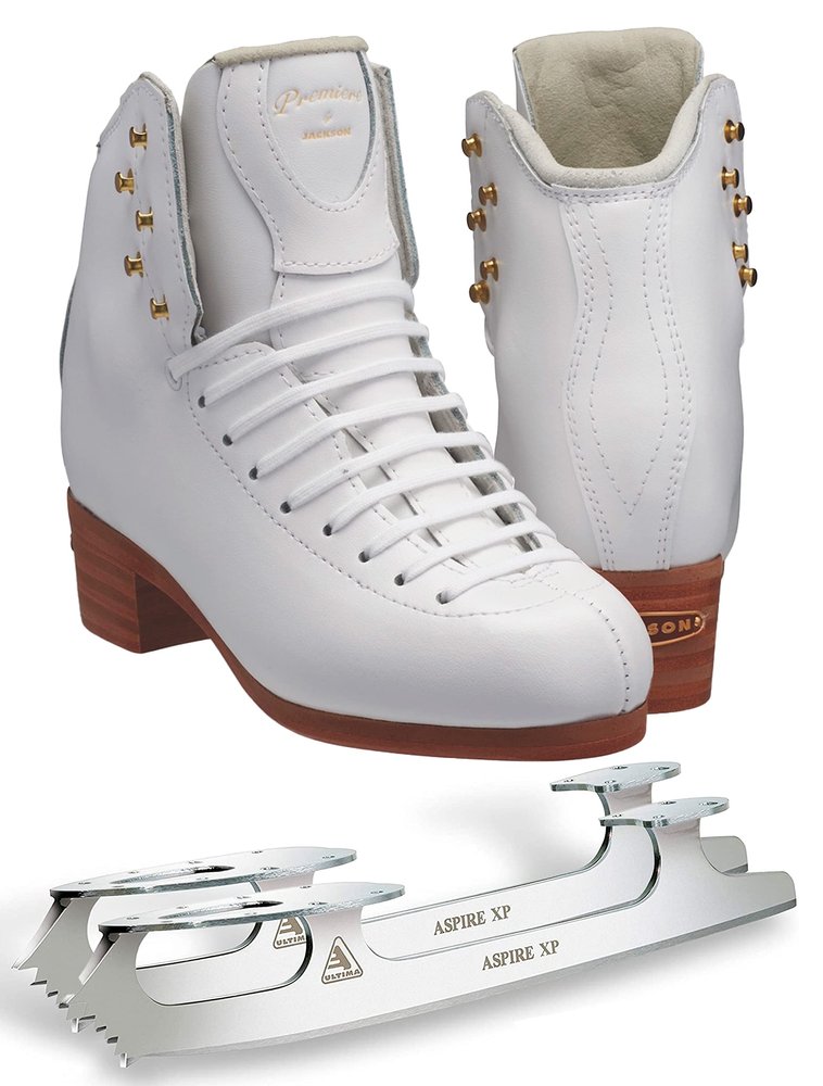 Jackson Ultima Figure Skates Premiere DJ2801 Width: Wide - W, Size: Kid's 2.5