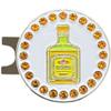 Giggle Golf Fiesta Golf Ball Marker with Magnetic Hat Clip (Teq Bottle) view 1