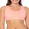 Fruit of The Loom Women's Built Up Tank Style Sports Bra Kaleidoscope/Kaleidoscope/White/White/Peach/Peach 38 view 2