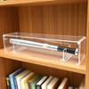 FixtureDisplays 20X4X4" Drum Stick Mini Baseball Bat Display Dagger Knife Baton Wand Showcase Clear Acrylic Plexiglass Transparent Case Five Sided with Magnetic Lid 100088-ACRYLIC-NF view 2