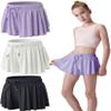 3 Pack Girls Flowy Shorts with Spandex Liner 2-in-1 Youth Butterfly Skirts for Fitness, Running, Sports (Set 7, Youth Large) view 1
