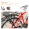 BESPORTBLE Bike Rack for Back of Bike: Aluminum Alloy Bicycle Carrier Rack Adjustable Bicycle Rear Luggage Carrier for Mountainbikes ebike view 2
