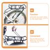 BESPORTBLE Bike Rack for Back of Bike: Aluminum Alloy Bicycle Carrier Rack Adjustable Bicycle Rear Luggage Carrier for Mountainbikes ebike view 4