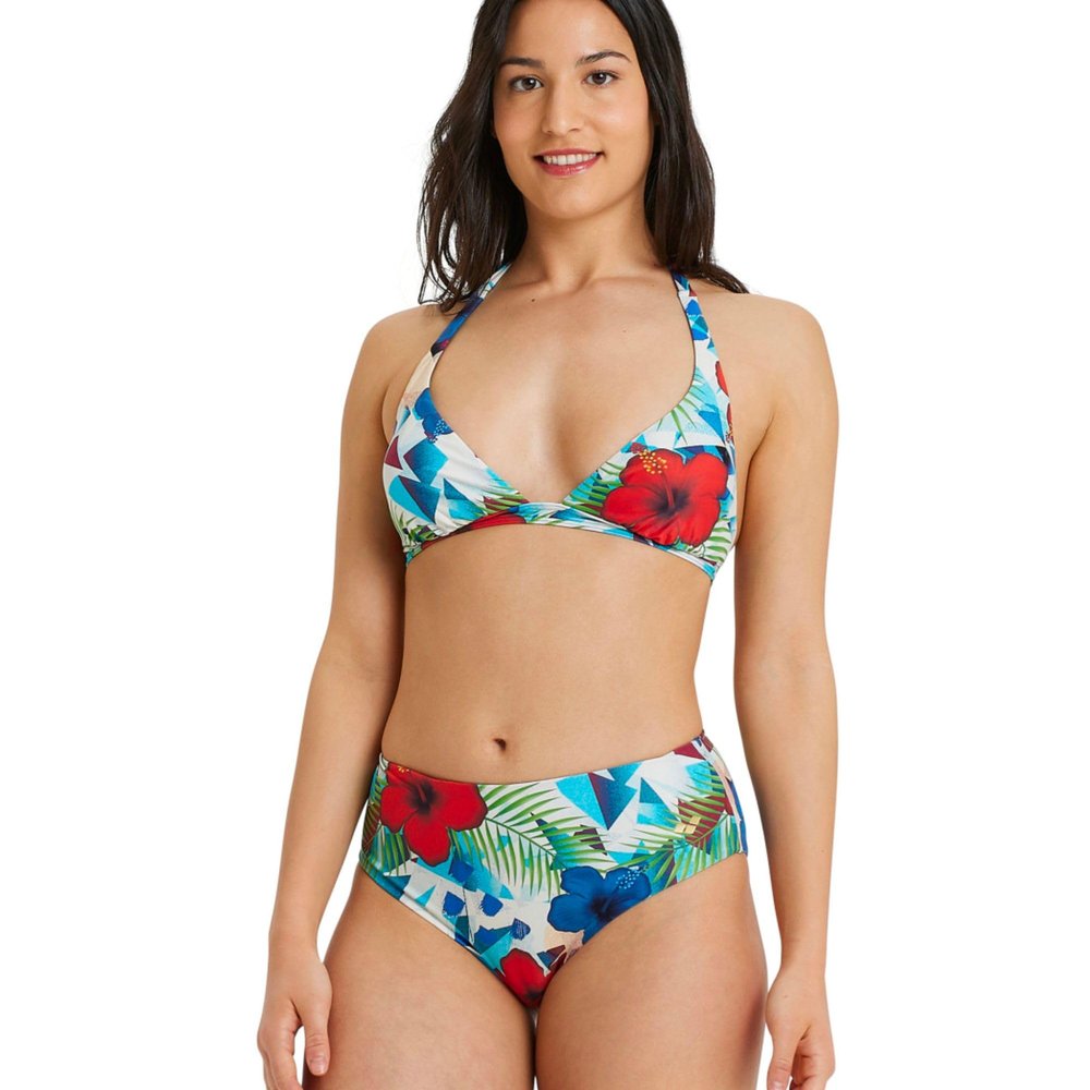 ARENA All Over Women's Halter Top Bikini Set - Fashion Two Piece Swimsuit | Women's Bathing Suit, Cute Bikini Swimsuits for Beach & Pool,MARTINICA Multi