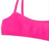 Fruit of The Loom Big Girl's Spaghetti Strap Sports Bra Black/Black/Passion Fruit/Passion Fruit/White/White 28 view 4
