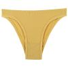 Pelvic Prolapse Support Underwear Womens Abdominal Low Waist Seamless Elastic T Pants Seamless Solid Color (Yellow, L) view 2