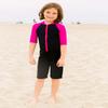 Tuga Girls Shorty 1.5mm Neoprene/Spandex Wetsuit (UPF 50+), Fuchsia, 5 yrs view 3