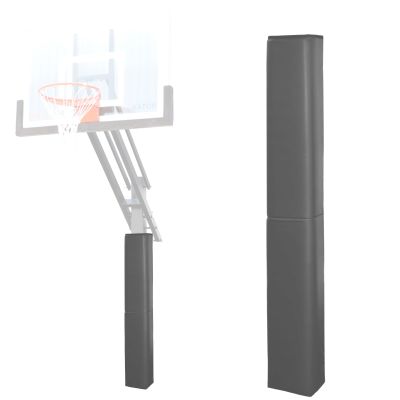 Katop Square Basketball Pole Pad, Heavy Duty Protective Pole Padding Fits 5"x5", 6"x6" Pole&Base, Durable UV-Resistant Waterproof Basketball Hoop Padding for Player Safety Outdoor and Indoor